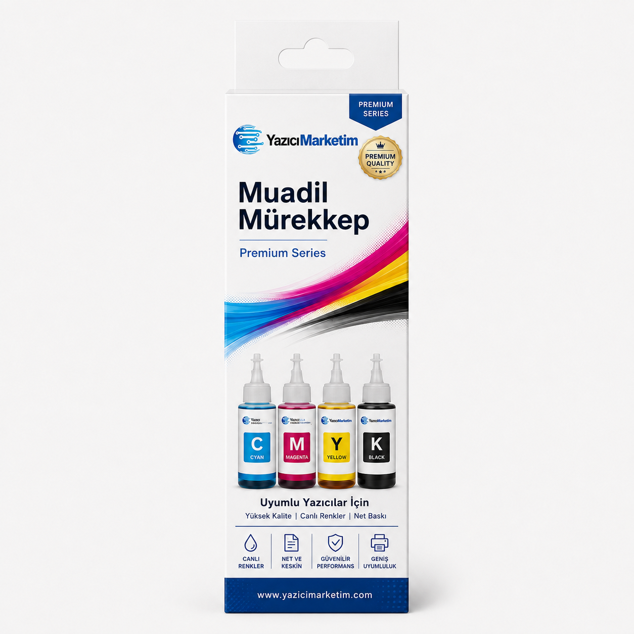 Epson EcoTank 113 C13T06B240 Sarı Muadil Mürekkep