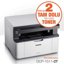 Brother DCP-1511 2 Tam Toner Hediyeli Çok Fonksiyonlu Yazıcı